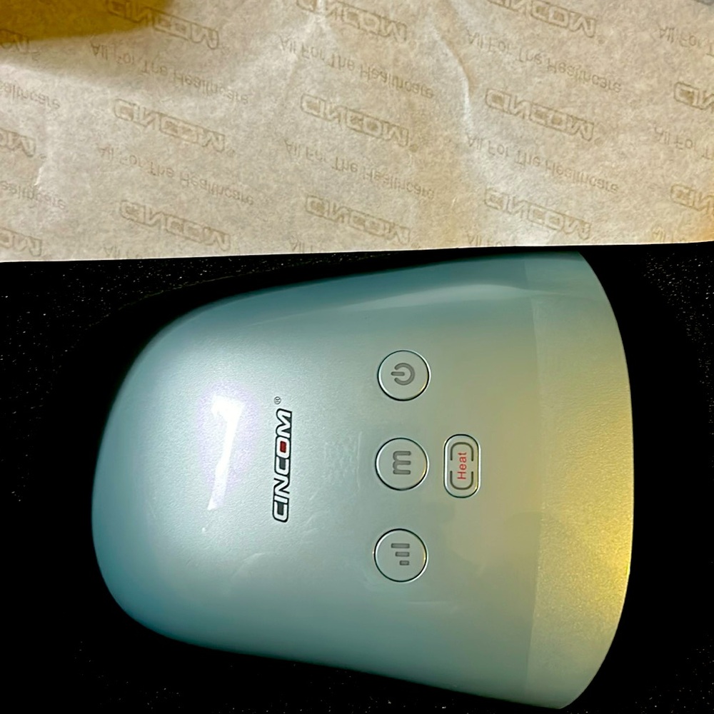 Cincom Cordless Hand Massager With Heat CM-026H-BU Blue